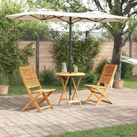 Juego de Bistro Plegable de 3 Piezas en Madera Maciza de Acacia by , Garden tables - Ref: Foro24-3375694, Price: 183,91 €, Di...