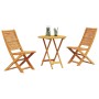 Juego de Bistro Plegable de 3 Piezas en Madera Maciza de Acacia by , Garden tables - Ref: Foro24-3375694, Price: 183,91 €, Di...