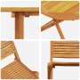 Juego de Bistro Plegable de 3 Piezas en Madera Maciza de Acacia by , Garden tables - Ref: Foro24-3375694, Price: 183,91 €, Di...