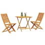 Conjunto de Bistro Plegable de 3 Piezas de Madera Sólida de Acacia de by , Garden tables - Ref: Foro24-3375696, Price: 188,48...