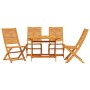 Juego de Comedor de Jardín de 5 Piezas de Madera Sólida de Acacia von , Gartentische - Ref: Foro24-3375702, Preis: 338,11 €, ...
