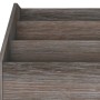 Revistero de niños madera ingeniería gris y Sonoma 71x30x78,5cm