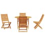 Juego de Comedor de Jardín de 5 Piezas de Madera Sólida de Acacia by , Garden tables - Ref: Foro24-3375708, Price: 366,97 €, ...