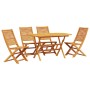 Juego de Comedor de Jardín de 5 Piezas de Madera Maciza de Acacia von , Gartentische - Ref: Foro24-3375710, Preis: 342,59 €, ...