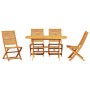 Juego de Comedor de Jardín de 5 Piezas de Madera Maciza de Acacia von , Gartentische - Ref: Foro24-3375710, Preis: 342,59 €, ...