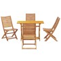 Conjunto de Comedor de Jardín de 5 Piezas Madera Maciza Acacia von , Gartenstühle - Ref: Foro24-3375762, Preis: 294,28 €, Rab...