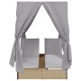 Doble Tumbona Juego de 2 Beige y gris claro Poliratán | Foro24.es | Tu tienda online para hogar, jardín y más Foro24.es