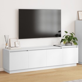 Cabinet para TV con LED Blanco 180x38x49 cm Madera elaborada von , TV-Möbel - Ref: Foro24-3376144, Preis: 166,64 €, Rabatt: %