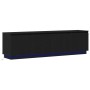 mueble para TV con LED Negro Roble 180x38x49 cm Madera elaborada von , TV-Möbel - Ref: Foro24-3376145, Preis: 163,91 €, Rabat...
