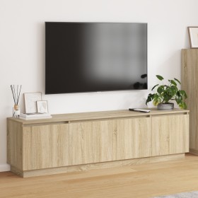 Mueble de TV con LED Roble Sonoma 180x38x49 cm Madera elaborada von , TV-Möbel - Ref: Foro24-3376146, Preis: 152,12 €, Rabatt: %