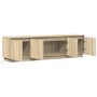 Mueble de TV con LED Roble Sonoma 180x38x49 cm Madera elaborada by , TV Furniture - Ref: Foro24-3376146, Price: 152,12 €, Dis...
