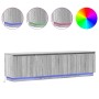 Armario para TV con LED Gris Sonoma 180x38x49 cm Madera Elaborada von , TV-Möbel - Ref: Foro24-3376149, Preis: 156,92 €, Raba...