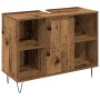 Juego de Muebles de Baño de 3 Piezas de Madera Envejecida | Foro24.es | Tu tienda online para hogar, jardín y más Foro24.es