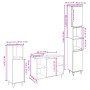 Juego de Muebles de Baño de 3 Piezas de Madera Envejecida | Foro24.es | Tu tienda online para hogar, jardín y más Foro24.es
