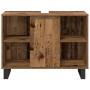 Juego de Muebles de Baño 3 Piezas Madera Vieja Tablero de Madera Ingeniería | Foro24.es | Tu tienda online para hogar, jardín y más Foro24.es
