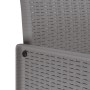 Juego de Comedor de Jardín de 5 Piezas con Cojines Gris Claro Ratán Poliéster | Foro24.es | Tu tienda online para hogar, jardín y más Foro24.es