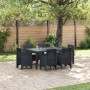 Juego de Comedor de Jardín de 7 Piezas con Cojines de Poliratán Antracita von , Gartentische - Ref: Foro24-3378556, Preis: 35...