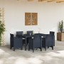 Juego de Comedor de Jardín de 7 Piezas con Cojines de Poliratán Antracita von , Gartentische - Ref: Foro24-3378556, Preis: 35...