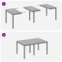 Conjunto de Comedor de 7 Piezas para Jardín con Cojines Gris Polirratán | Foro24.es | Tu tienda online para hogar, jardín y más Foro24.es
