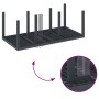 Set de Comedor Jardín de 9 Piezas con Cojines Antracita Poliratán | Foro24.es | Tu tienda online para hogar, jardín y más Foro24.es