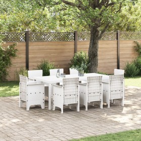 Conjunto de Comedor de Jardín de 9 Piezas con