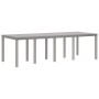 Juego de Comedor de Jardín de 11 Piezas con Cojines Gris Claro Ratán Sintético | Foro24.es | Tu tienda online para hogar, jardín y más Foro24.es