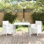 Conjunto de Comedor de Jardín de 3 Piezas Blanco de Ratán Sintético von , Gartentische - Ref: Foro24-3378682, Preis: 157,15 €...
