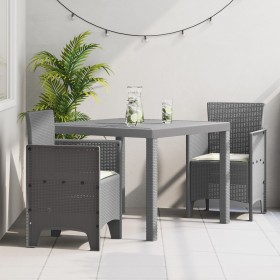Juego de Comedor de Jardín de 3 Piezas con