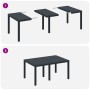 Juego de Comedor de Jardín de 5 Piezas con Cojines Antracita Polirratán von , Gartentische - Ref: Foro24-3378693, Preis: 275,...