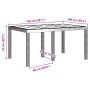 Juego de Comedor de Jardín de 5 Piezas con Cojines Antracita Polirratán von , Gartentische - Ref: Foro24-3378693, Preis: 275,...