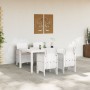 Conjunto de Comedor Jardín 5 Piezas Blanco Poliratán von , Gartentische - Ref: Foro24-3378703, Preis: 274,95 €, Rabatt: %