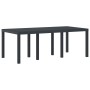 Juego de Comedor Jardín de 7 Piezas con Cojines Antracita Poliratán by , Garden tables - Ref: Foro24-3378713, Price: 390,65 €...