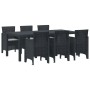 Juego de Comedor de Jardín de 7 Piezas con Cojines Anthracite Poliratán | Foro24.es | Tu tienda online para hogar, jardín y más Foro24.es