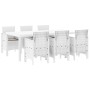 Comedor Jardín 7 Piezas con Cojines Blanco Poliratán von , Gartentische - Ref: Foro24-3378723, Preis: 385,81 €, Rabatt: %