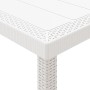 Conjunto de Comedor de Jardín de 7 Piezas con Cojines en Blanco de Poliratán by , Garden tables - Ref: Foro24-3378725, Price:...