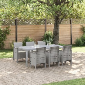 Conjunto de Comedor de Jardín de 7 Piezas con