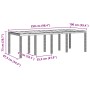 Juego de Comedor de Jardín de 9 Piezas con Cojines Anthracite Poly Rattan | Foro24.es | Tu tienda online para hogar, jardín y más Foro24.es