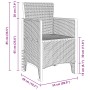 Conjunto de Comedor de Jardín de 9 Piezas Marrón de Poliratán | Foro24.es | Tu tienda online para hogar, jardín y más Foro24.es