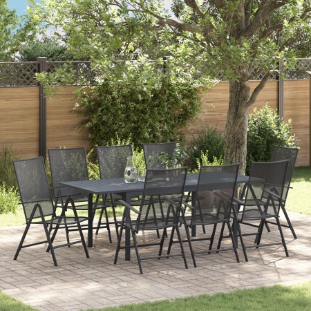 Conjunto de muebles de pasillo de 9 piezas  acero antracita, Mesa de jardín extensible  antracita (140-210)x90x73 cm acero | Foro24.es | Tu tienda online para hogar, jardín y más Foro24.es