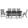 Conjunto de muebles de pasillo de 9 piezas  acero antracita, Mesa de jardín extensible  antracita (140-210)x90x73 cm acero | Foro24.es | Tu tienda online para hogar, jardín y más Foro24.es
