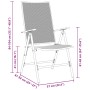 Conjunto de muebles de pasillo de 9 piezas  acero antracita, Mesa de jardín extensible  antracita (140-210)x90x73 cm acero | Foro24.es | Tu tienda online para hogar, jardín y más Foro24.es