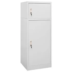 Sattelschrank hellgrauer Stahl 53x53x140 cm von vidaXL, Sattelständer - Ref: Foro24-339600, Preis: 219,80 €, Rabatt: %