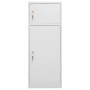 Sattelschrank hellgrauer Stahl 53x53x140 cm von vidaXL, Sattelständer - Ref: Foro24-339600, Preis: 189,56 €, Rabatt: %