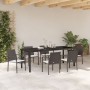 Juego de Comedor de Jardín de 7 Piezas con Cojines de Ratán Sintético Marrón by , Garden chairs - Ref: Foro24-3379049, Price:...