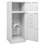 Sattelschrank hellgrauer Stahl 53x53x140 cm von vidaXL, Sattelständer - Ref: Foro24-339600, Preis: 189,56 €, Rabatt: %
