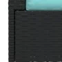 2-seater sofa with black synthetic rattan cushions by vidaXL, Garden sets - Ref: Foro24-317531, Price: 252,89 €, Discount: %