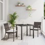 Set de Comedor de Jardín de 9 Piezas con Cojines de Poliratán Negro von , Gartenstühle - Ref: Foro24-3379071, Preis: 715,64 €...
