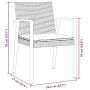 Set de Comedor de Jardín de 9 Piezas con Cojines de Poliratán Negro von , Gartenstühle - Ref: Foro24-3379071, Preis: 715,64 €...