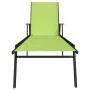 Sonnenliege aus Stahl und grünem Textilene von vidaXL, Liegen - Ref: Foro24-317598, Preis: 115,72 €, Rabatt: %