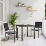Conjunto de Comedor de Jardín de 9 Piezas con Cojines de Polirratán Negro | Foro24.es | Tu tienda online para hogar, jardín y más Foro24.es